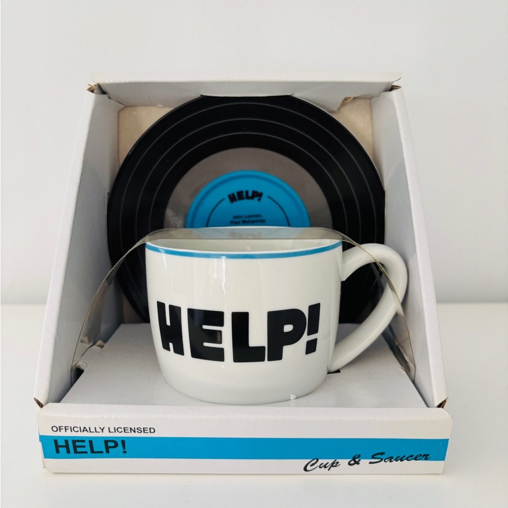 The Beatles Help Cup & Saucer
